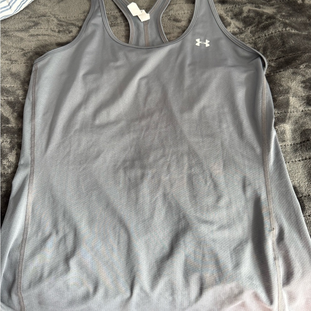 Under Armour Women's Gray Racerback Tank Top